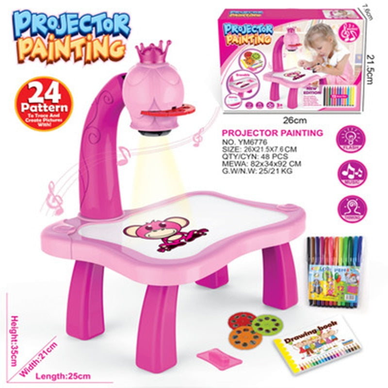 Mesa de DESENHO - Projetor KIDS ( COMPRE 1 E LEVE 2 )